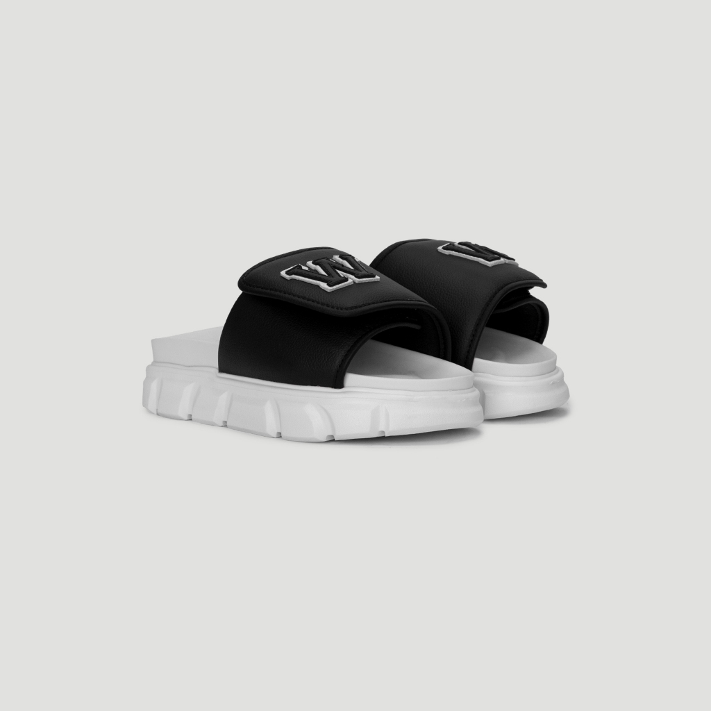 Dép Nam Nữ THEWOLF W SLIDE SANDAL - BLACK & WHITE