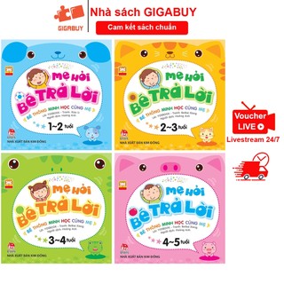 Sách - Mẹ hỏi bé trả lời - Combo 4 cuốn tái bản 2023