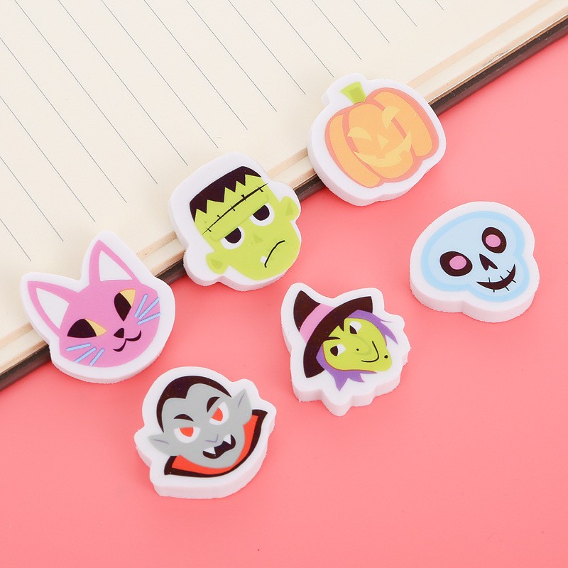 Gôm tẩy chì bí ngô halloween túi 3 chiếc