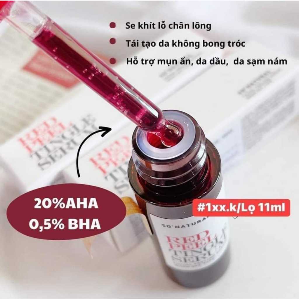 Tinh Chất Tái Tạo Da Red Peel Tingle/White Serum - 11ml