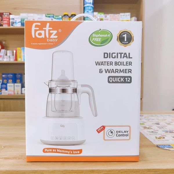 Máy đun và hâm nước pha sữa điện tử Fatzbaby - Quick 12 - FB3503HB