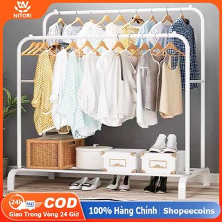 Nitori giá treo quần áo mẫu mới để giày có mẫu treo mũ, giàn phơi quần áo