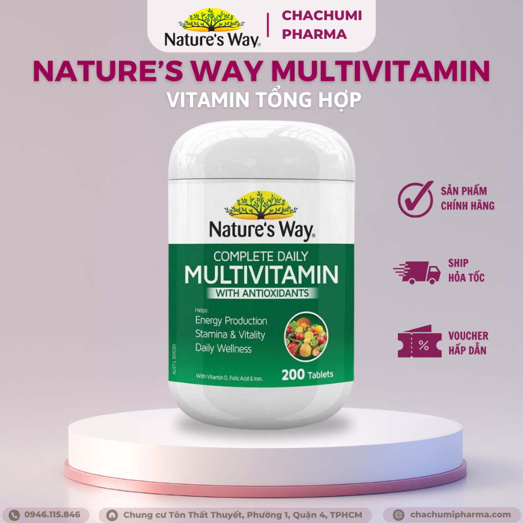 Vitamin Tổng Hợp Complete Daily Multivitamin Nature’s Way