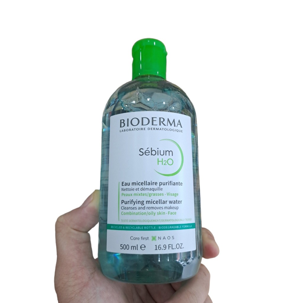 Nước tẩy trang làm sạch sâu , lành tính Bioderma 100ml-500ml Hàng Chuẩn Auth mẫu mới