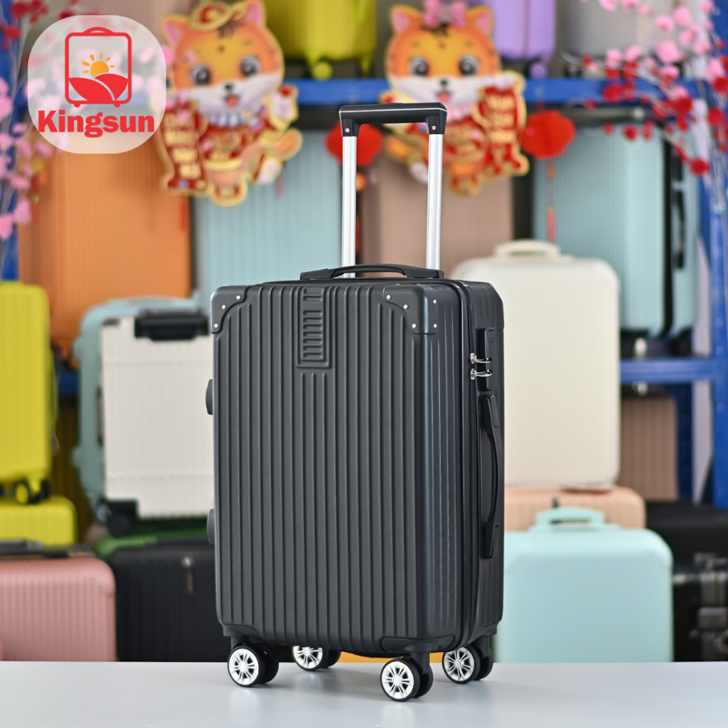 Vali du lịch Kingsun vali kéo cao cấp size 20 Inch KS-218 nhựa  ABS + PC chống xước, chống va đập bảo hành 5 năm