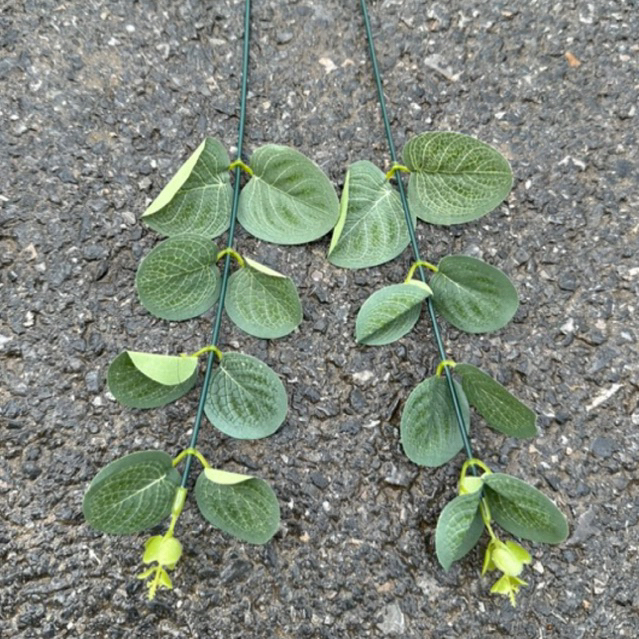 Cành lá táo rời 1 nhánh điểm bó hoa, trang trí bó hoa, cắm điểm hoa lụa, hoa handmade, trang trí phòng