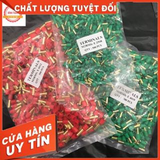 [Bằng đồng] cos pin rỗng, cos kim rỗng dùng cho dây điện từ 2,5mm2- 12mm2 Túi 500 đầu cos