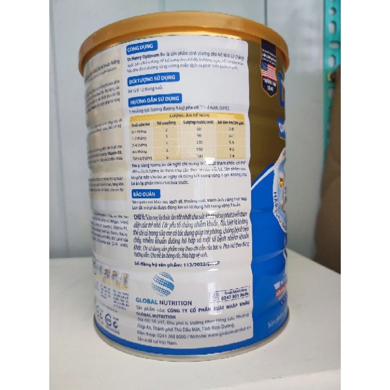 Dr.Henry Optimom 0+ 800g