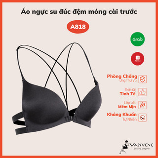 Vanvene Áo Bra / Áo lót / Áo ngực su đúc bàn tay cài trước nâng ngực FREE SIZE A810 (có video)