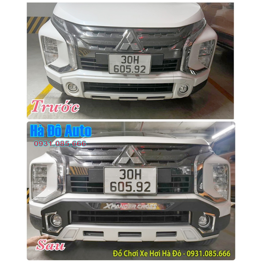 Ốp Cản Trước Sau Xpander Cross 2018 2019 2020 2021 - Cản Trước Sau Xpander Cross 2018/2021