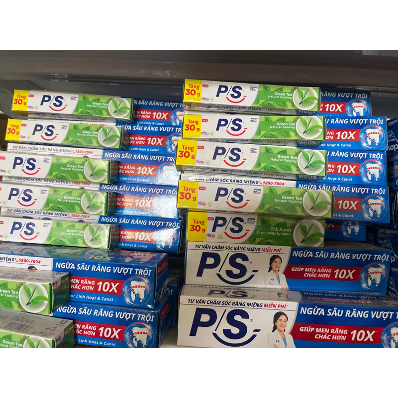 Kem đánh răng P/S Bảo Vệ 123 Trà xanh 190g taphoatoanngocc