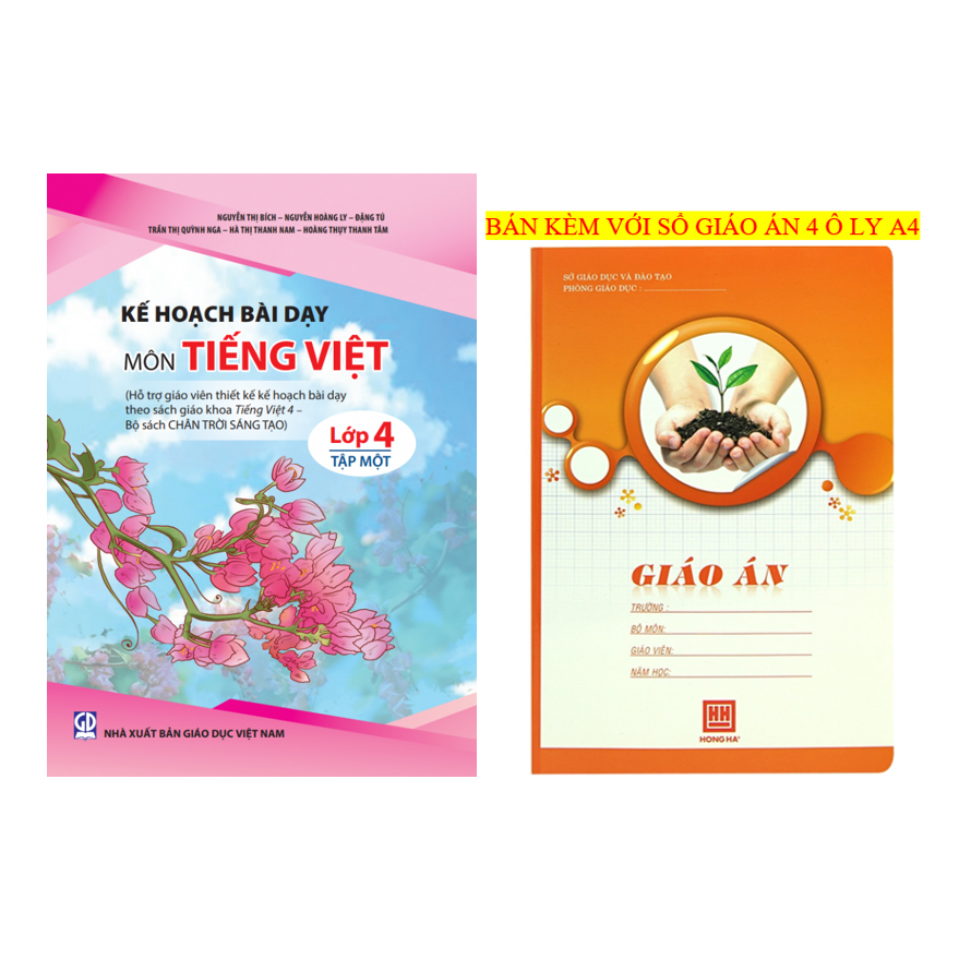 Sách - Kế hoạch bài dạy môn Tiếng Việt lớp 4 tập một