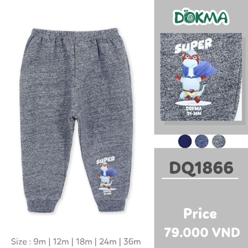 Dokma_ Quần dài thu đông bé trai DQ1721, DQ1866