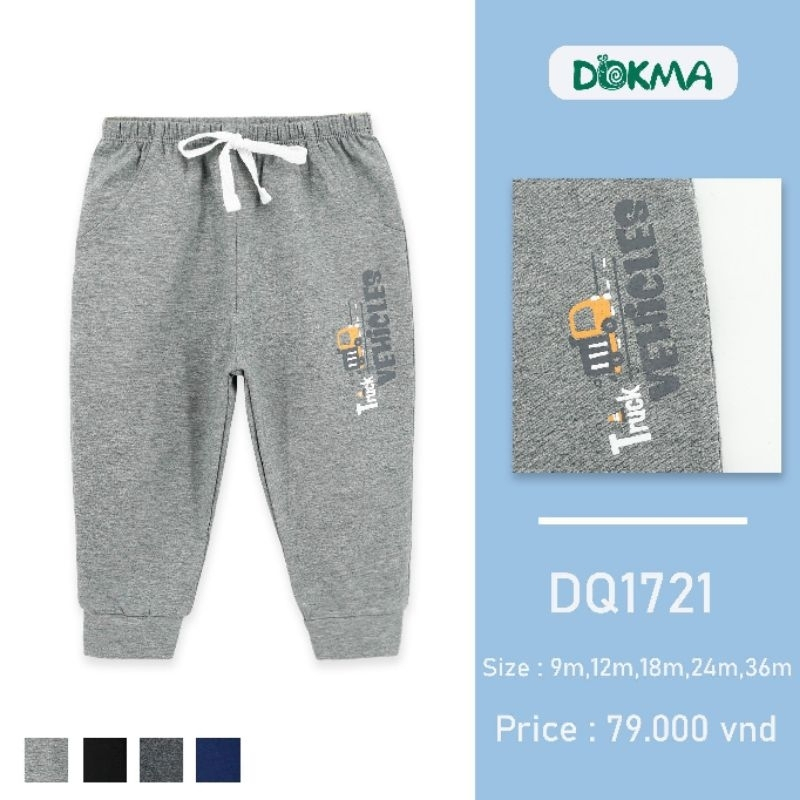 Dokma_ Quần dài thu đông bé trai DQ1721, DQ1866