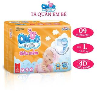 Tã quần Okun size L 1 bịch 9 miếng