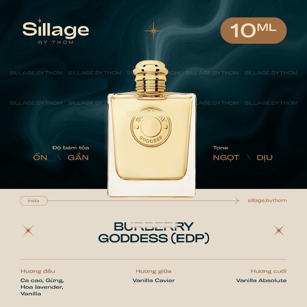 B U .R. B. E R R Y GODDESS EDP | Mẫu thử nước hoa nữ