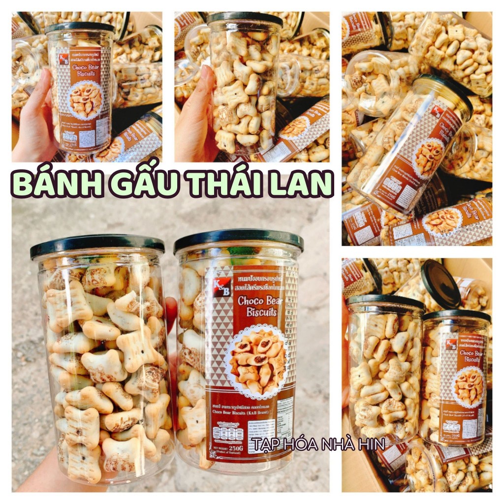 Bánh gấu nhân socola tan chảy Thái Lan 250g - ĂN VẶT THÁI LAN