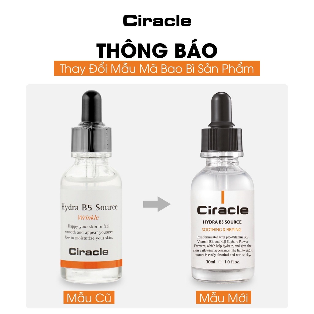 Tinh Chất Cấp Ẩm Ciracle Hydra B5 Source