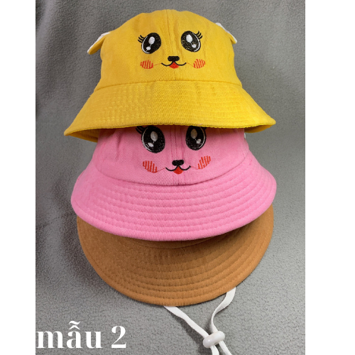 Mũ tai bèo trẻ em-Nón bo trẻ em từ 3 đến 6 tuổi.
