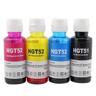Bộ 4 màu mực GT52 dành cho máy in màu HP Ink Tank 115, HP Ink Tank 315, HP Ink Tank 415,HP Smart Tank 580