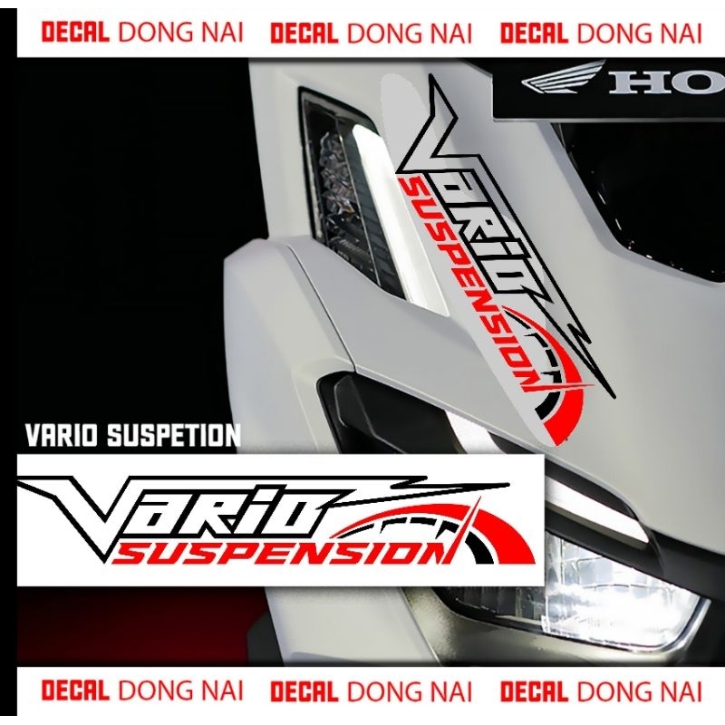 Tem xe Vario 125 - 150 - 160 trang trí biểu tượng vario suspention tem định hình