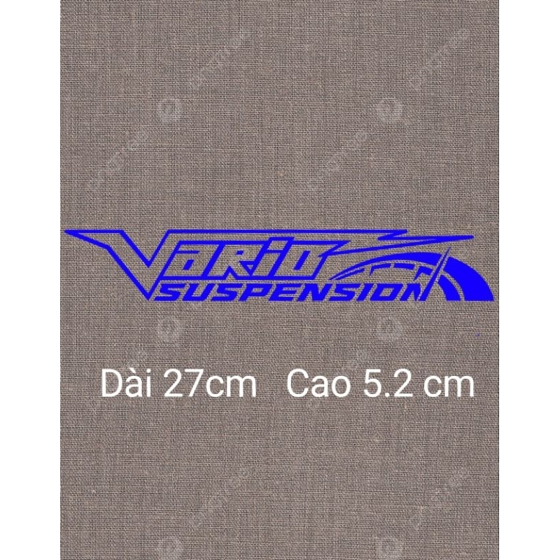 Tem xe Vario 125 - 150 - 160 trang trí biểu tượng vario suspention tem định hình
