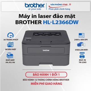 Máy in laser Brother HL-L2366DW - In wifi đảo mặt tự động - CHÍNH HÃNG BROTHER MỚI 100% BẢO HÀNH 24 THÁNG