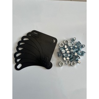  Bộ bulong ốc vít ke góc lắp ráp kệ sắt v lỗ đa năng 