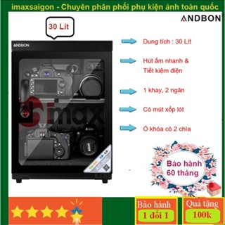 TỦ CHỐNG ẨM ANDBON AB-30C, 30LÍT + QUÀ TẶNG