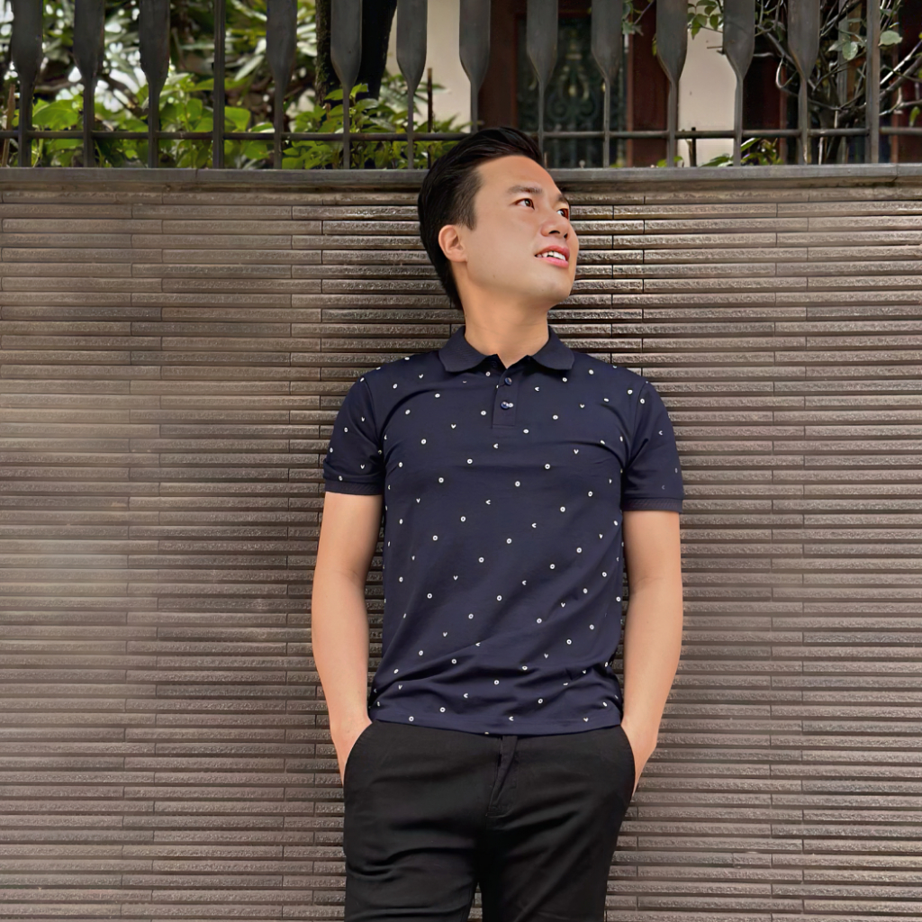 Áo polo nam Owen cao cấp màu navy chất vải cotton co giãn  thấm hút mồ hôi form slim nhẹ mặc vừa vặn năng động trẻ trung