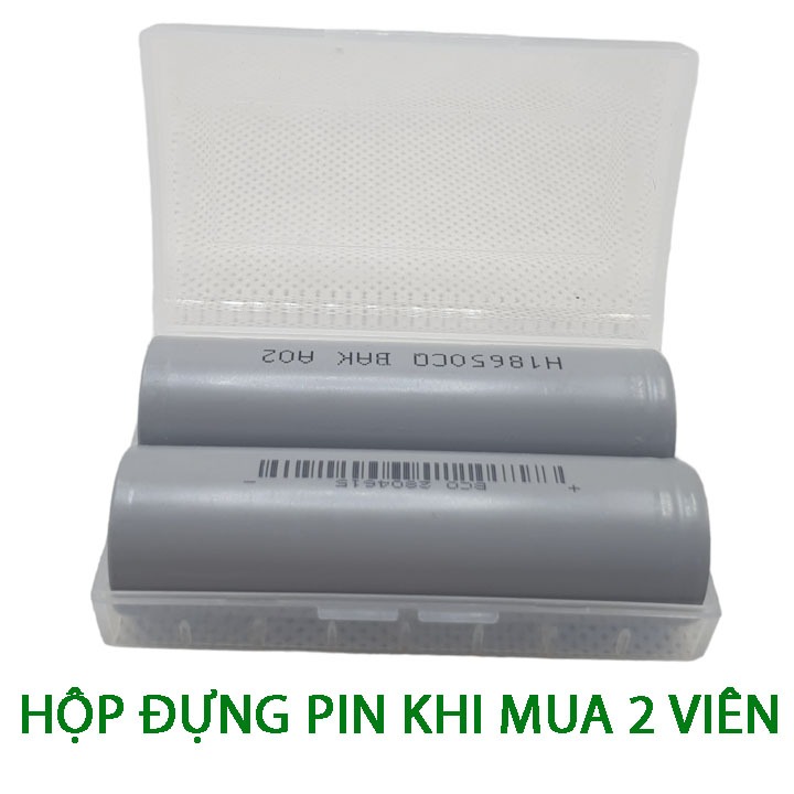 PIN chính hãng BAK N18650CQ 2500mah dòng xả liên tục 7A đầu bằng - Prism official