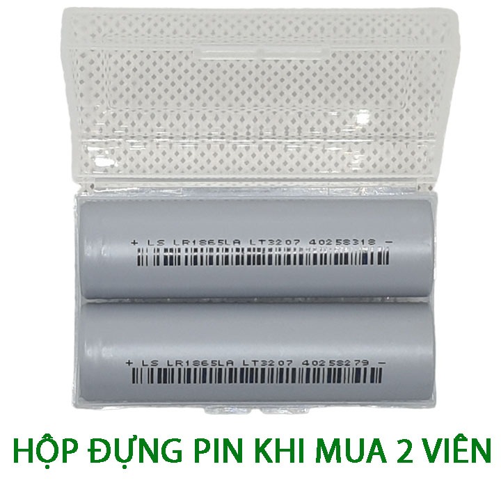 PIN chính hãng LISHEN xả cao LR1865LA 2000mah dòng xả liên tục 20A đầu bằng mới 100% - Prism official