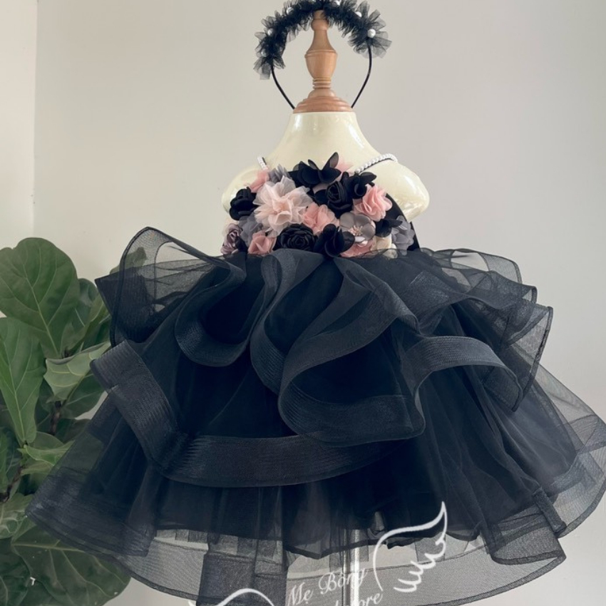 Váy Công Chúa Cho Bé Mẹ Bống Princess dress,Đầm Công Chúa Cho Bé Gái, Váy Hai Dây, Váy Giá Rẻ Cho Bé