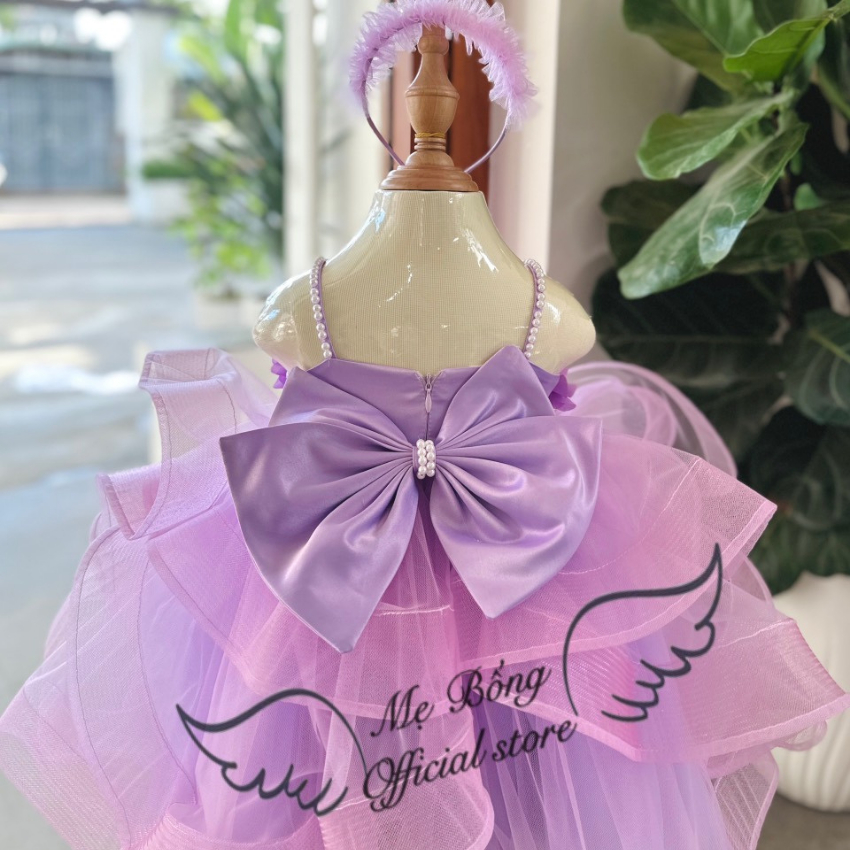 Váy Công Chúa Cho Bé Mẹ Bống Princess dress,Đầm Công Chúa Cho Bé Gái, Váy Hai Dây, Váy Giá Rẻ Cho Bé