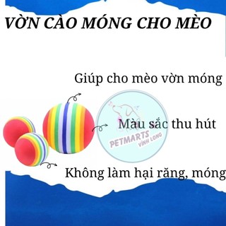 Đồ chơi cho mèo bóng vờn cào móng