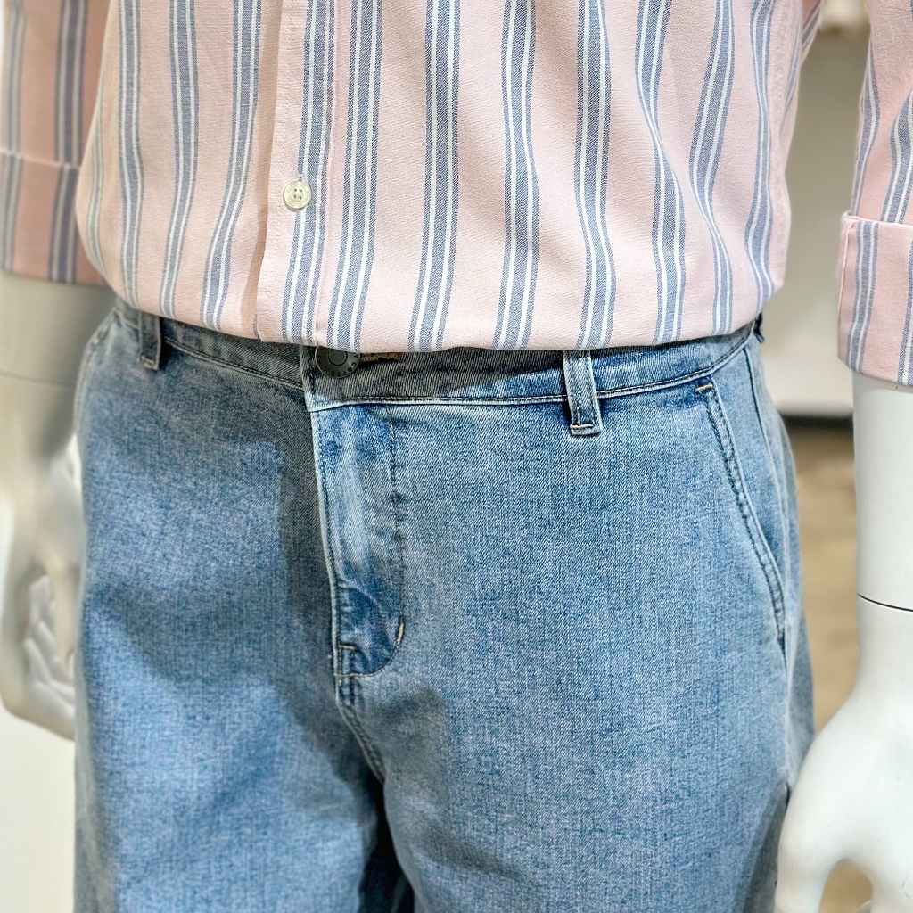 Áo Sơ Mi Nam Cao Cấp Oxford Sọc Hồng Xanh BY COTTON