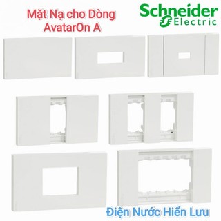 Mặt nạ ổ cắm, mặt công tắc schneider dòng avataon a - bảo hành chính hãng