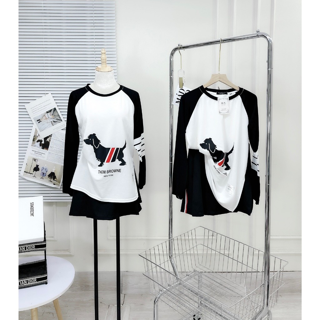 Set đồ nữ SET ÁO THOME TAY DÀI MIX CHÂN VÁY TUYẾT MƯA