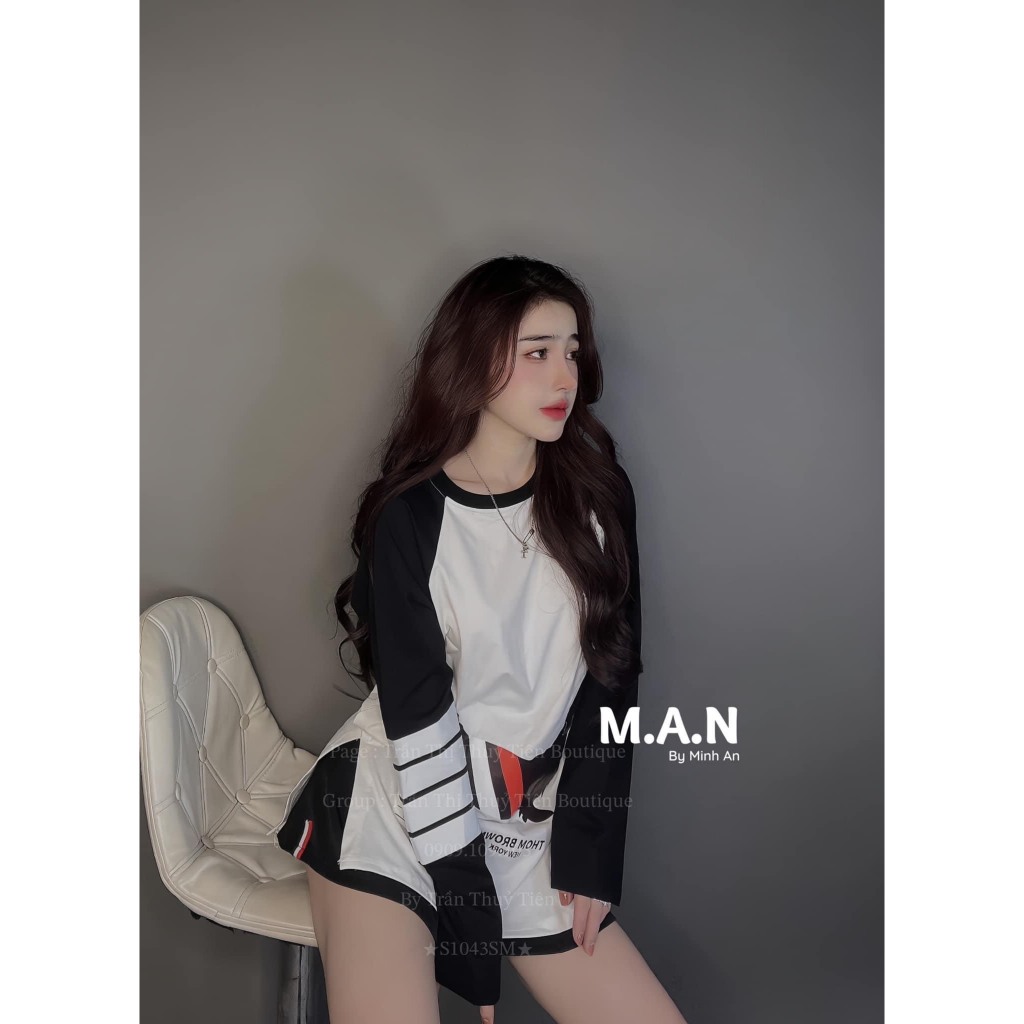 Set đồ nữ SET ÁO THOME TAY DÀI MIX CHÂN VÁY TUYẾT MƯA