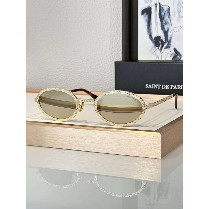 Kính SAINT DE PARIS GỌNG kim loai bạc 18k
