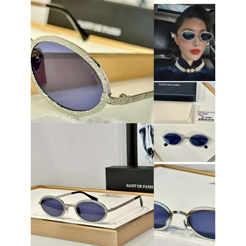 Kính SAINT DE PARIS GỌNG kim loai bạc 18k