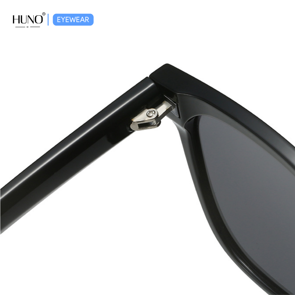 Kính mát TR90 chống tia UV cho nam nữ phong cách hàn quốc HUNO - KR108