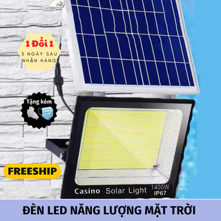 Đèn năng lượng mặt trời casino 1400w đèn chiếu sáng ngoài trời den toki
