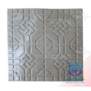 Khuôn đổ gạch lát sân vườn 40 x 40 cm. mk02