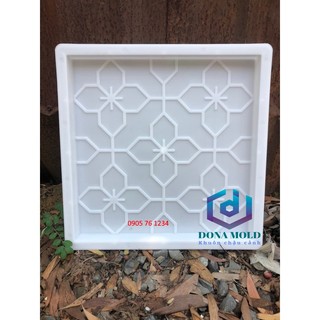 Khuôn đổ gạch lát sân vườn 40 x 40 cm. mk03