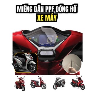 Miếng dán PPF mặt đồng hồ xe máy SH, AB, Vision, SH Mode, Lead đời mới - Bảo vệ chống trầy xước mặt đồng hồ xe