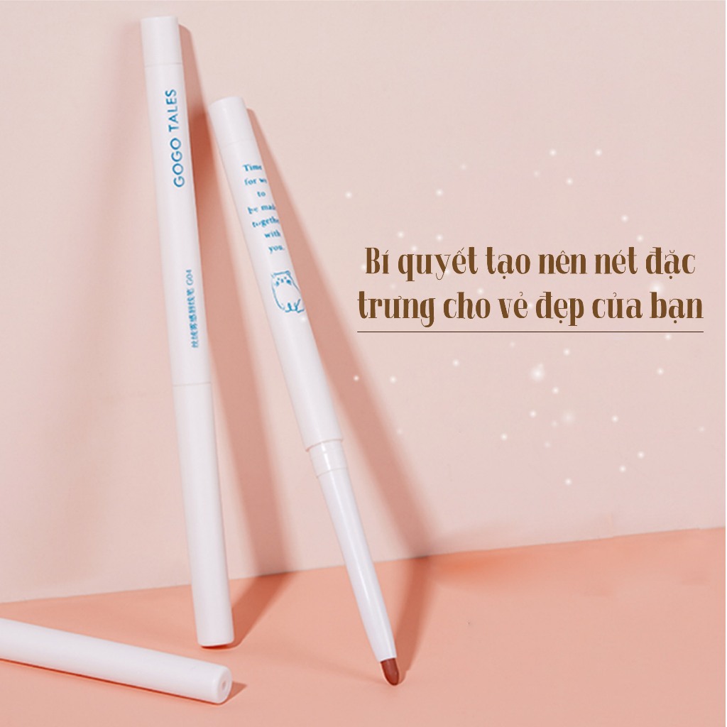 Chì kẻ viền môi GogoTales chì kẻ môi Velvel Fog Lipliner tạo hiệu ứng đôi môi đầy đặn GT531