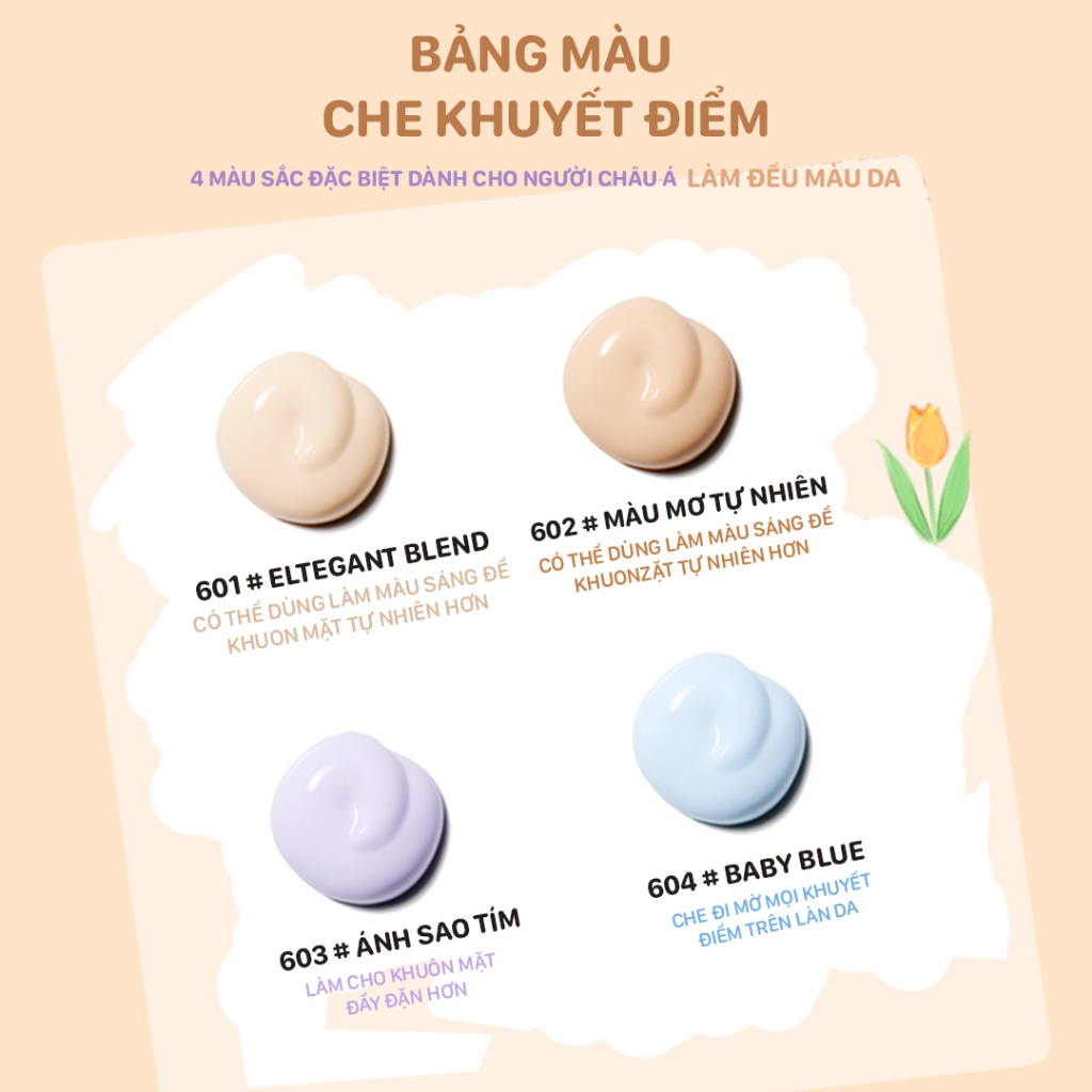 Kem che khuyết điểm Gogotales Donut che khuyết điểm hiệu quả gogotales chính hãng GT406