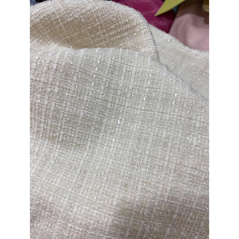 Vải dạ tuyết nhung kim tuyến 125