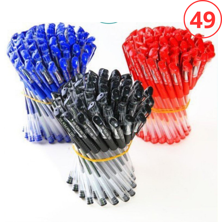 Bút bi nước 3 màu tùy chọn,bút Xanh, đỏ, đen ( 1 cây bút ) -TapHoaXanh-49